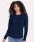 Next Level® Women's Cotton Relaxed Crewneck Long Sleeve T-Shirt